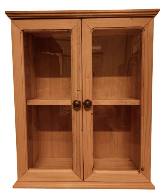 vetrinetta pensile in legno arte povera CLOEE
