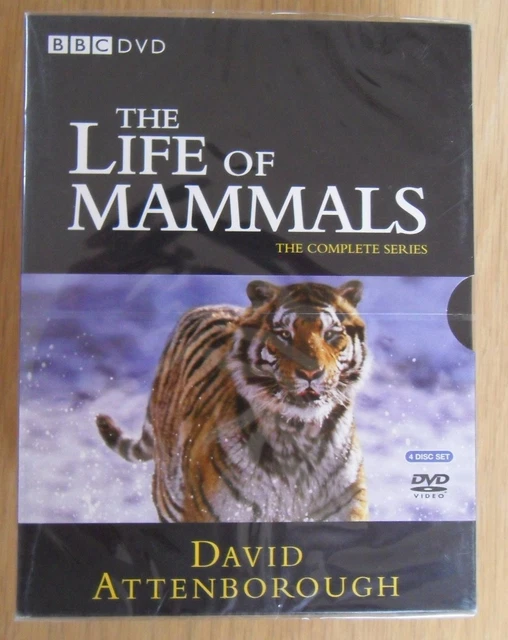 THE LIFE OF Mammals The Complete Series David Attenborough DVD Box