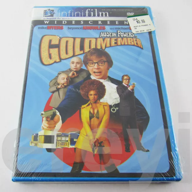 AUSTIN POWERS 3 GOLDMEMBER DVD MOVIE WIDESCREEN NEW Myers Beyonce Knowles Funny