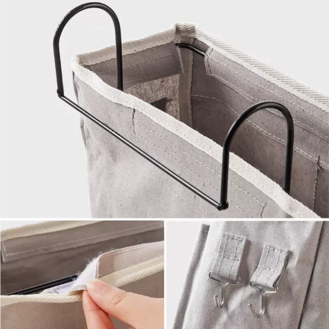 Bedside Caddy Bunk Bed Organizer with Hooks Baby Stroller Storage Bag