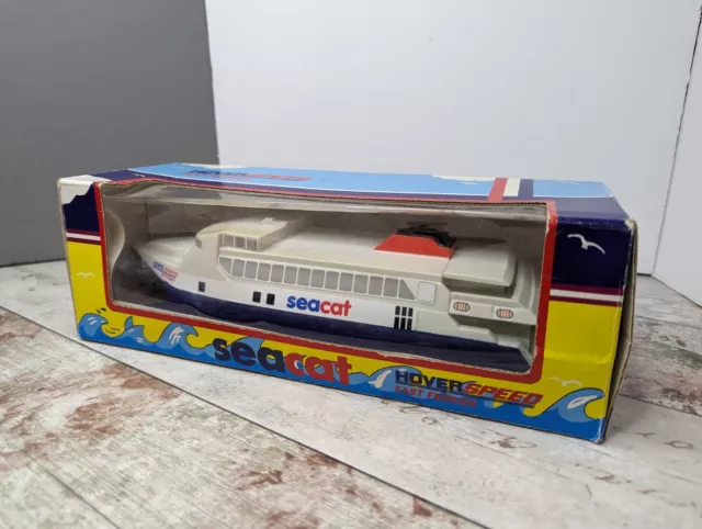 Vintage HoverSpeed SeaCat Fast Ferries Model Motorised Toy CF-873 Tested Boxed