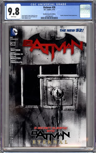 Batman #28 (2014 Dc) Cgc 9.8 Nm/M Retailer Incentive Variant