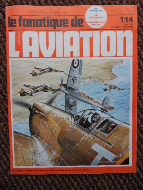 Le Fanatique De L Aviation N°114-Mai 1979-Crayon Sur Haut Couverture