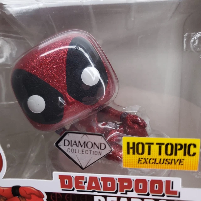 Funko Pop Deadpool Hot Topic Exclusive Diamond Glitter Collection Bobble-Head 2