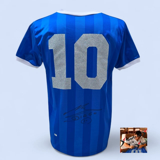 Maillot domicile de Diego Maradona (Argentine) lors de la
