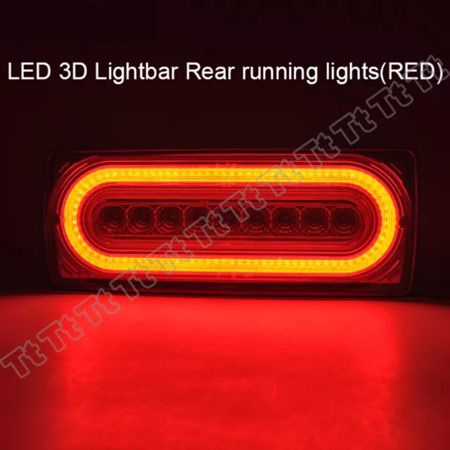 For 99-18 Mercedes-Benz W463 G550 G500 G55 LED Tail Light Brake Turn Signal Lamp 3