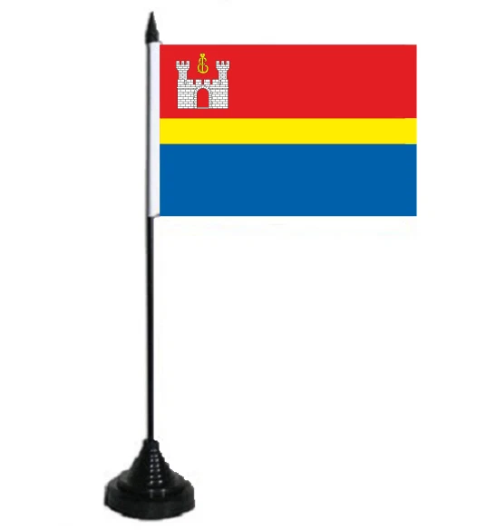 Bandiera Russa Sull'isola Di Kaliningrad. Banner 3d. Illustrazione di Stock - Illustrazione di