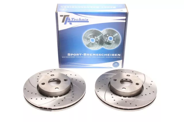 Ta-Technix Discos de Freno Deportivos Kit Eje Delant. para Toyota Corolla Verso