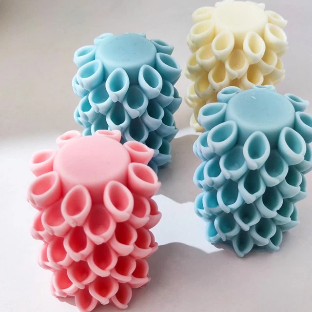 Handmade Soap Making Silicone Mould 3D Art Wax Mold Calla Lily Candle Molds