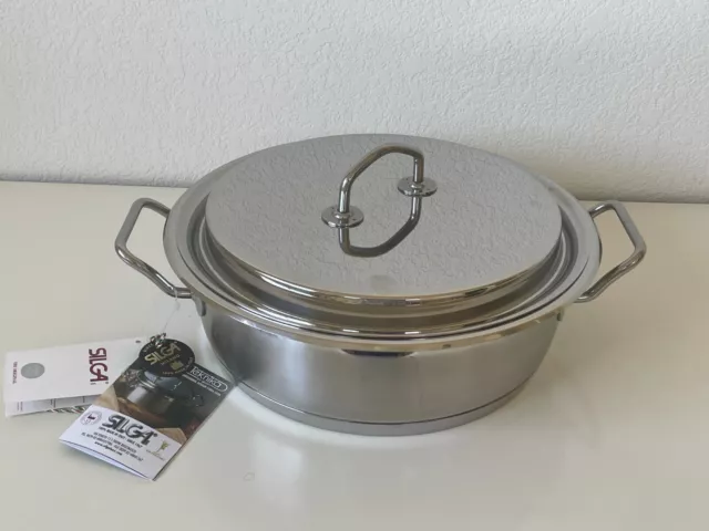 Silga Milano Made in Italy Teknika® Casserole Pan with Lid - 4.5