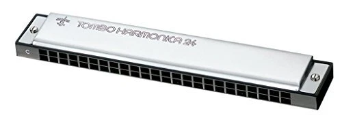TOMBO polyphonic harmonica A tone dragonfly band 24 hole 3124