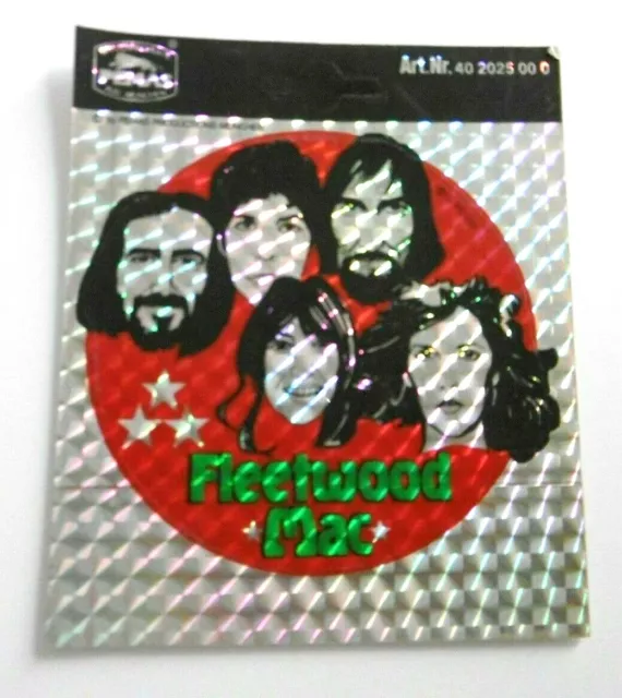 Promotional Stickers Hooman Mac Rockband GB USA Nicks 70er Prismatic Glitter