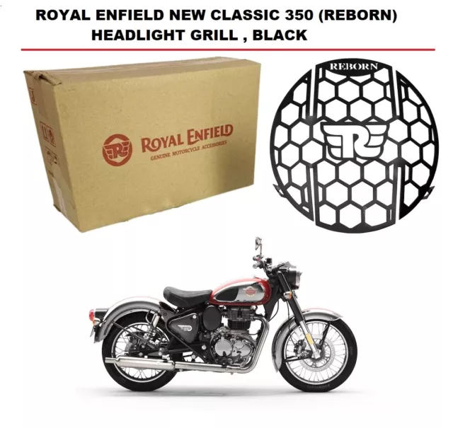 royal enfield classic 500 headlight grill