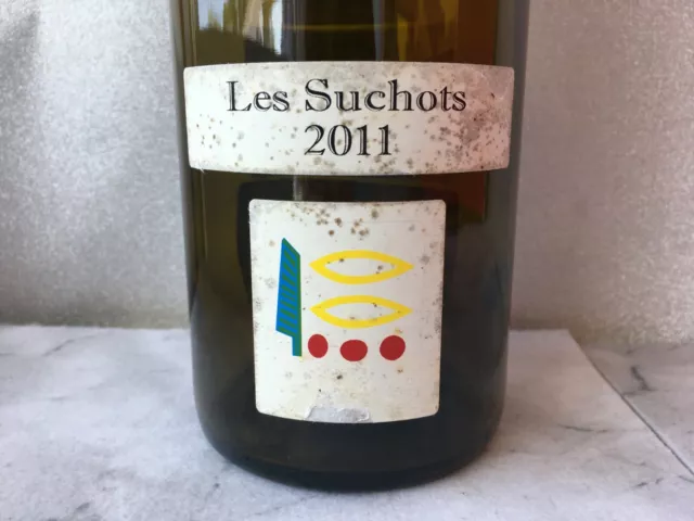 Vosne-Romanee 1er Cru Les Suchots empty bottle no cork vintage  wine French 2011
