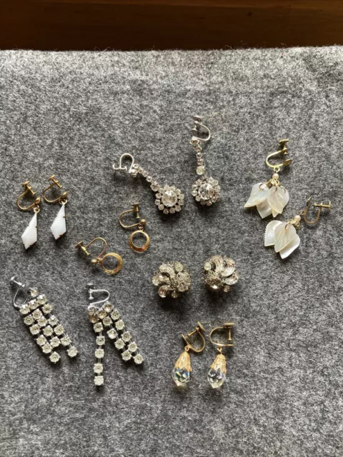 Job Lot Of Antique Style Earrings