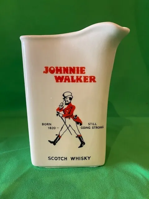 JOHNNY WALKER Scotch Whisky Ceramic Water Jug - Huntley Ware