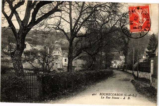 CPA ROCHECORBON - La Rue Neuve (227075)