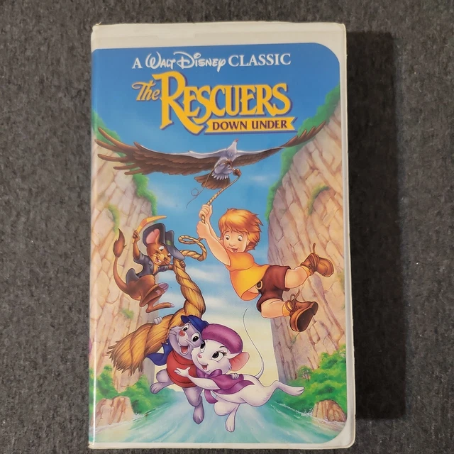 THE RESCUERS DOWN Under (VHS, 1991) Walt Disney Home Video The Classics ...