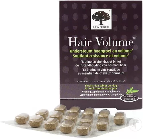 New Nordic Hair Volume Complément Alimentaire Pour Les Cheveux 90 Comprimés