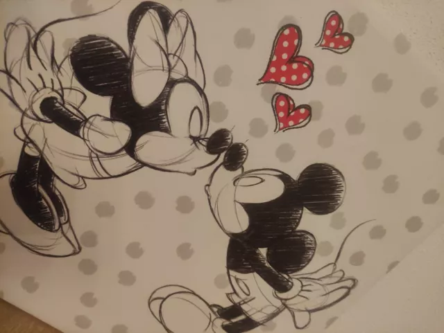 Bild skizziert Minnie&Mickey Mouse ohne Rahmen