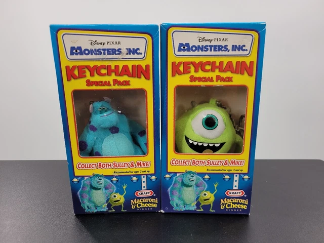 Sully Key DISNEY PIXAR MONSTERS Inc Kraft Macaroni & Cheese Mike Sully Key Chains ...