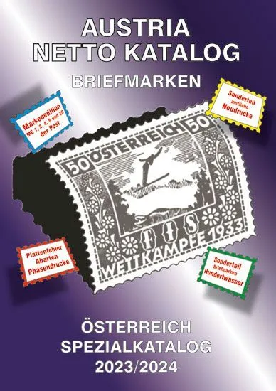 Austria Netto Katalog (ANK) Briefmarken Österreich-Spezialkatalog 2023/2024 Neu