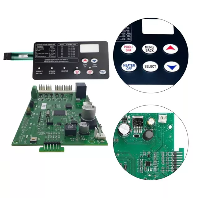 42002-0007S Control Board Kit w/ 472610Z Switch Pad For Pentair MasterTemp LP