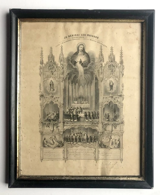 Parevent Art Nouveau En Bois Noirci - Italie XXe Siècle - Certificat D'authenticité