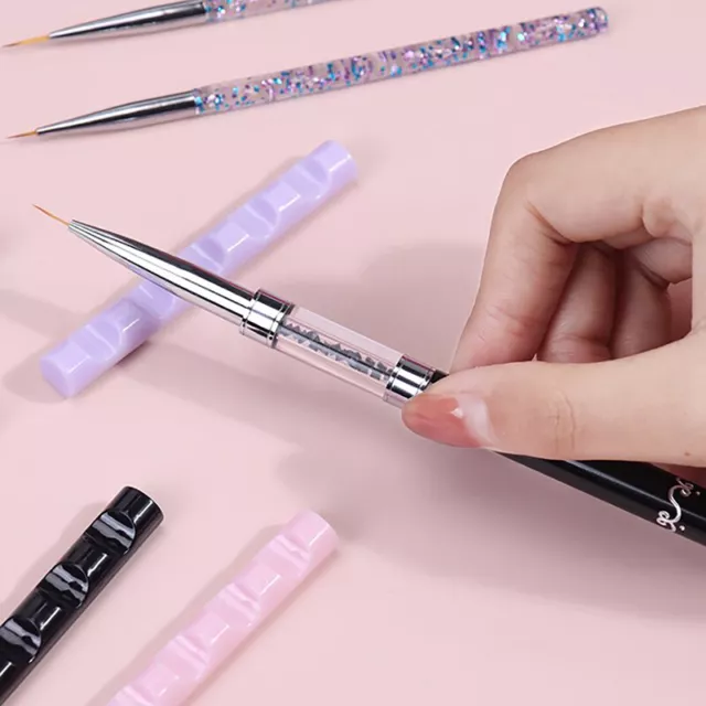 Scaffale per pennelli acrilico scaffale per pittura supporto per appoggio pennello gel UV Ho SN❤