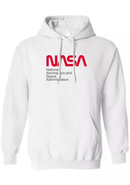 Nasa Space Worm Logo Polyester Hoodie Mens Womens Unisex Birthday Christmas Gift