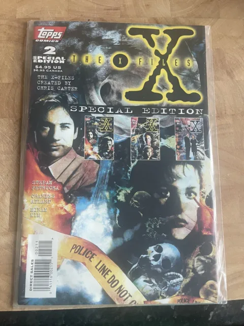 THE X-FILES Comic - SPECIAL EDITION - Vol 1 - No 2 - Date 12/1995 - Topps Comics