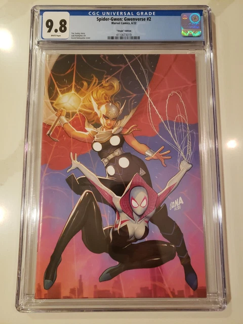 Spider-Gwen Gwenverse 2 Nakayama virgin variant CGC 9.8 Marvel Comics 2022