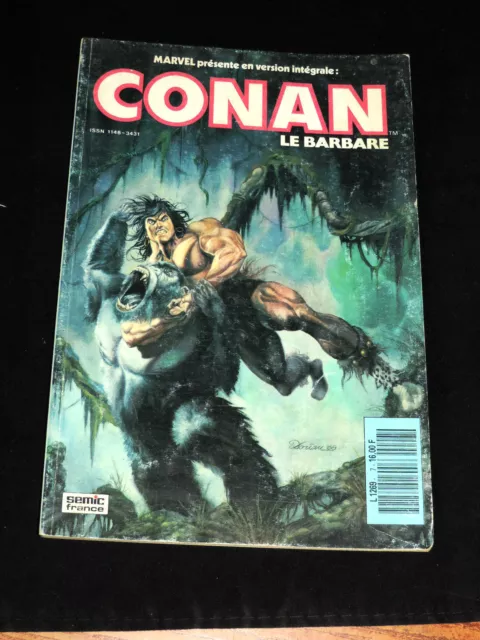 1986 Bd  Conan Le Barbare  N 7 Semic France  1990