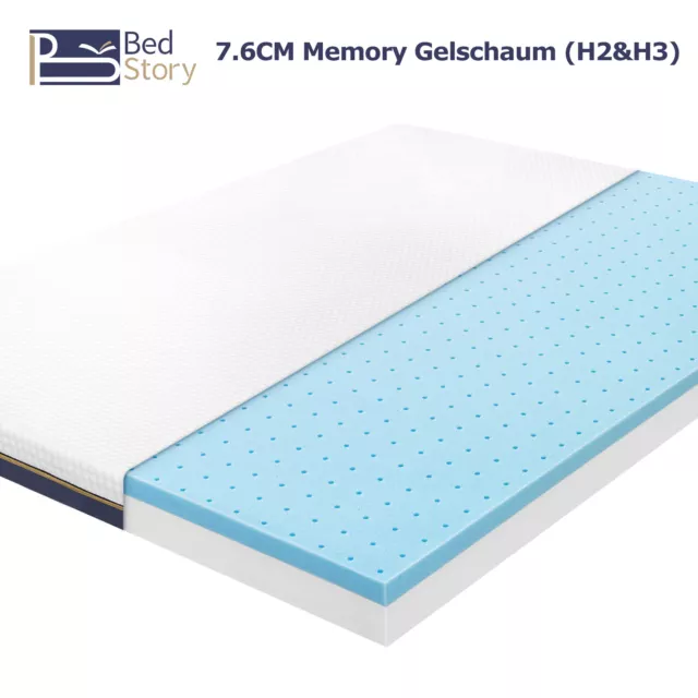 Matratze Topper Memory Foam Gel Auflage 90x200 140x200 160x200 180X200