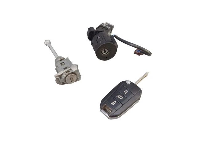 ZÜNDSCHLOSS SCHLIESSSATZ FÜR PEUGEOT 208 I (CA, CC) 1.2 9663123380 ...