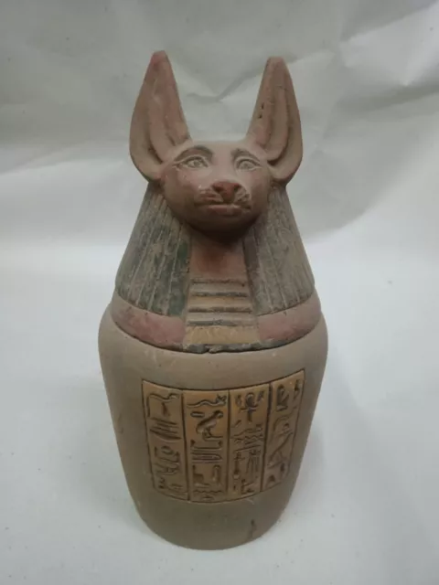 Canopic pots are a very rare piece of the ancient civilization of Egypt