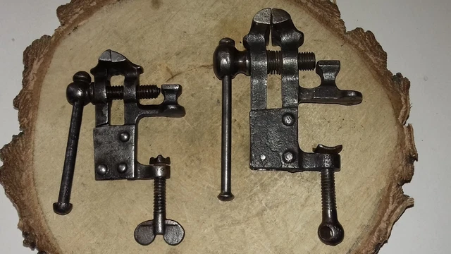Outil ancien : magnifique petit étau enclume à fixer - Bricolage