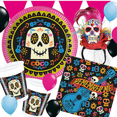 Coco-Stoviglie Decorazioni Halloween bambini festa compleanno Day of the Dead Kids Set