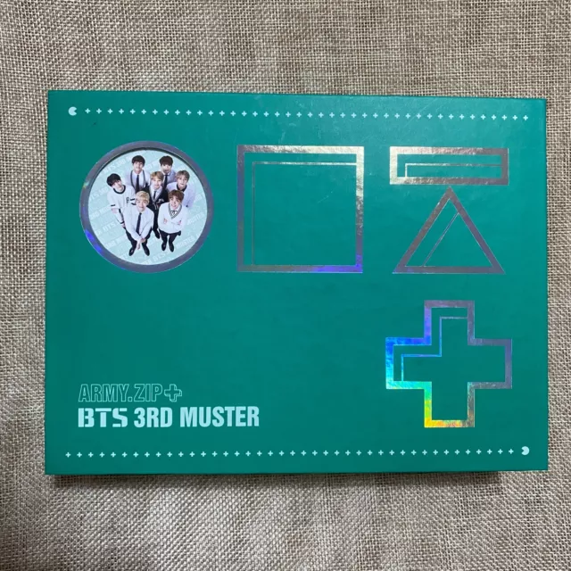 BTS [ 3rd Muster ARMY.ZIP DVD 3 Disc Photobook  Story Book Sticker ] No PC /N/+G
