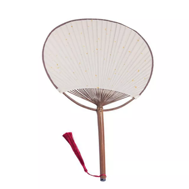 fan Double- Sided Paddle Fan Traditional Paddle Dance Fan Chinese Hand Held