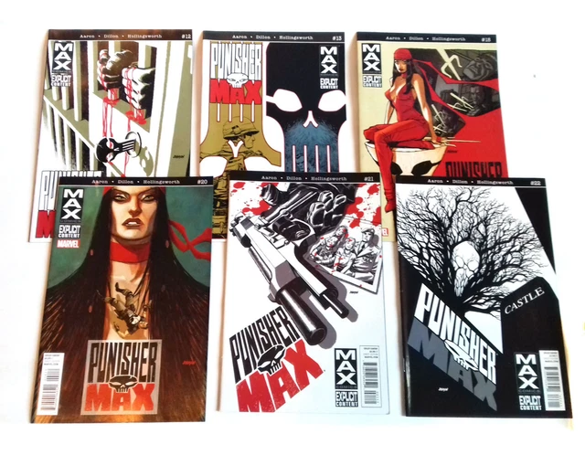 Marvel Comics MAX Series THE PUNISHER job Lot of 6 issues, netflix, elektra