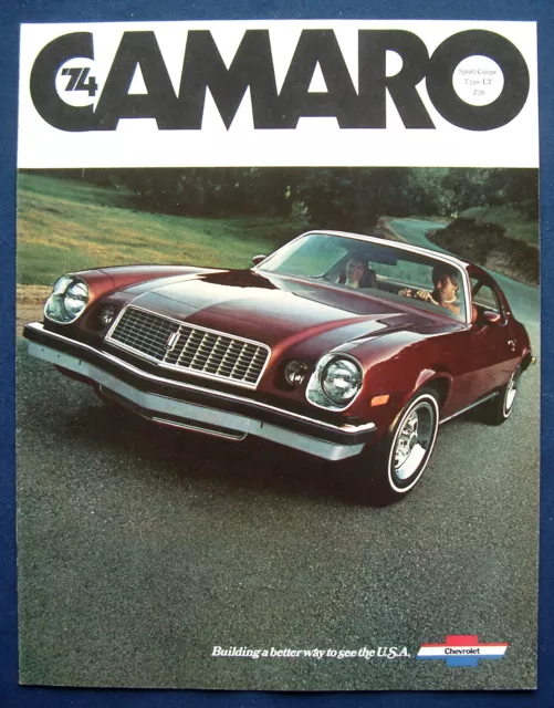 Prospekt brochure 1974 Chevrolet Chevy Camaro (USA)