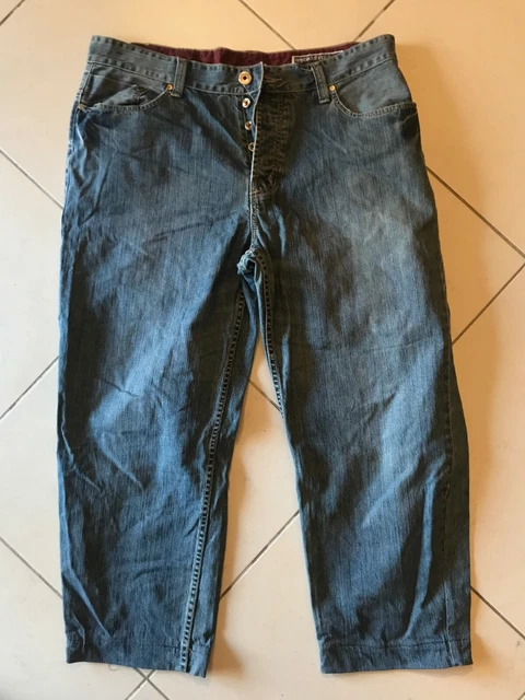 Pantalon JEAN's "ENYCE" Epais Bleu Taille46 TBE 100% Cotton Braguette à boutons