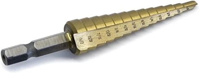 Tools - #1 1/8-1/2 Step Drill Bit (16501)