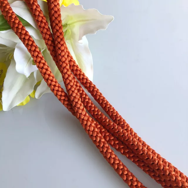 Pure Silk Braided Cord Kumihimo 2~2.5mm Japanese Silk Cord Edouchihimo  1-10m