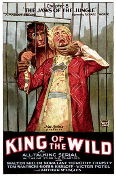 King Of The Wild Poster Chapter 8 The Jaws Of The Jungle 1931 Old Movie Photo