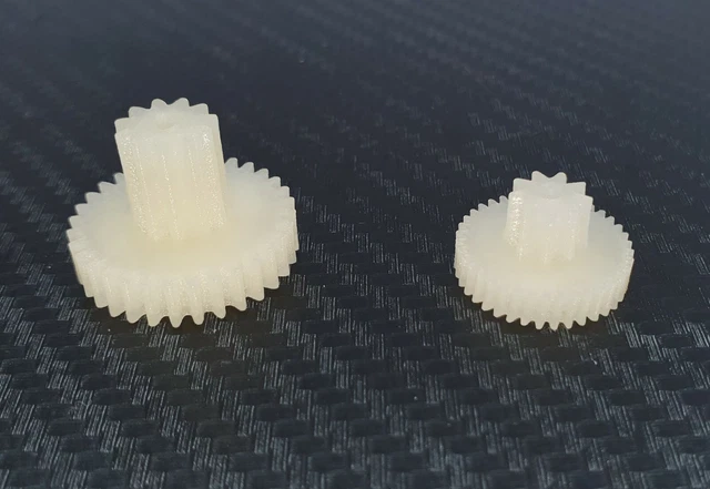 Pair Of Electric Roof Flap Roof Gears For Alfa Brera – Cod. 71747615, New, Made In Italy