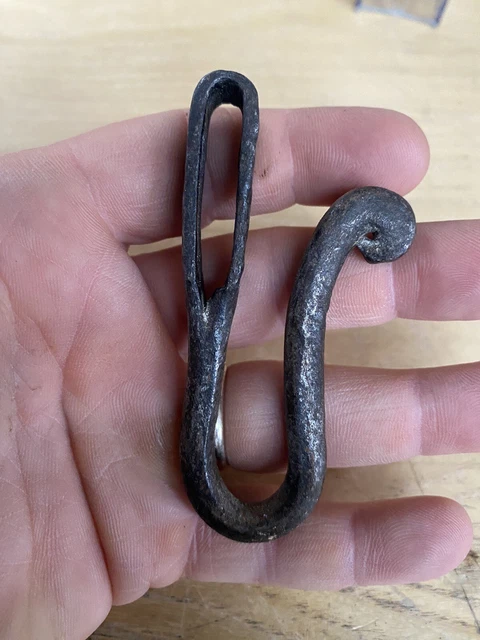 Gancio Arte Contadina Battuto A Mano Epoca Collezione