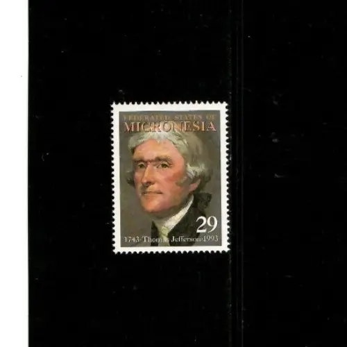 Micronesia 1993 - President Thomas Jefferson - Single Stamp - Scott #172 - MNH