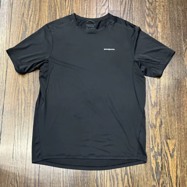 Patagonia Worn Wear Tee Shirt Men’s Medium Black Activewear